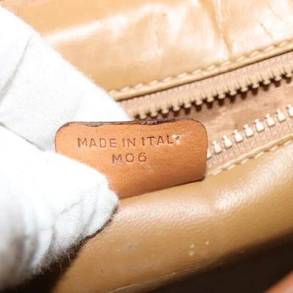 Authentic CELINE Macadam Canvas Shoulder Bag Beige - Picture 4 of 16